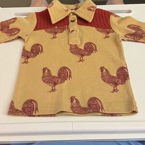 Kate Quinn Rooster western shirt